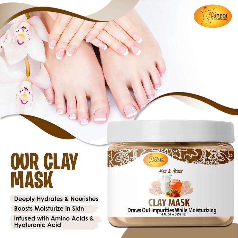 Mascarilla de Arcilla Bentonita SPA REDI - Hidratante y Desintoxicante