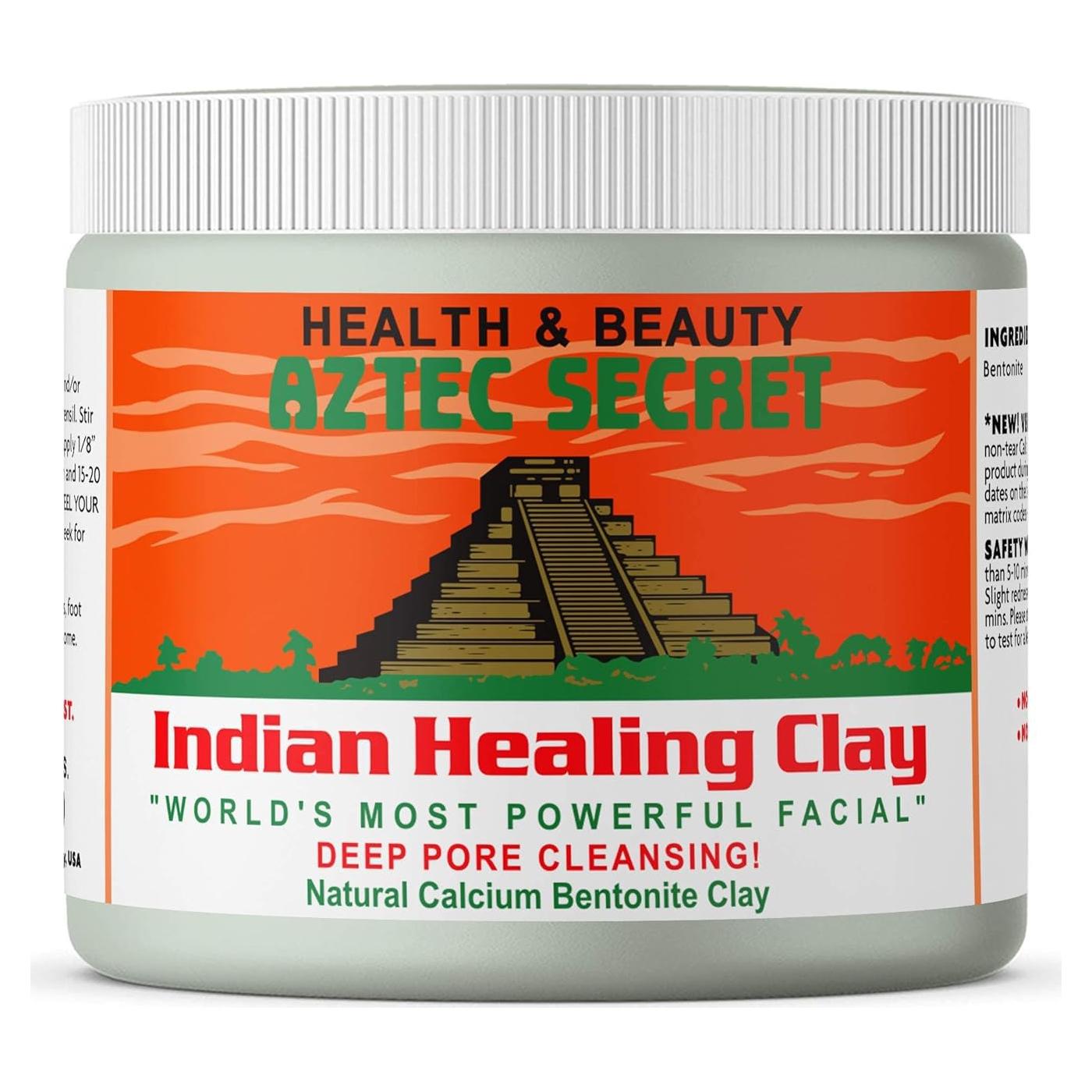 Máscara de Arcilla Sanadora Aztec Secret 0.45 kg - Facial Detox