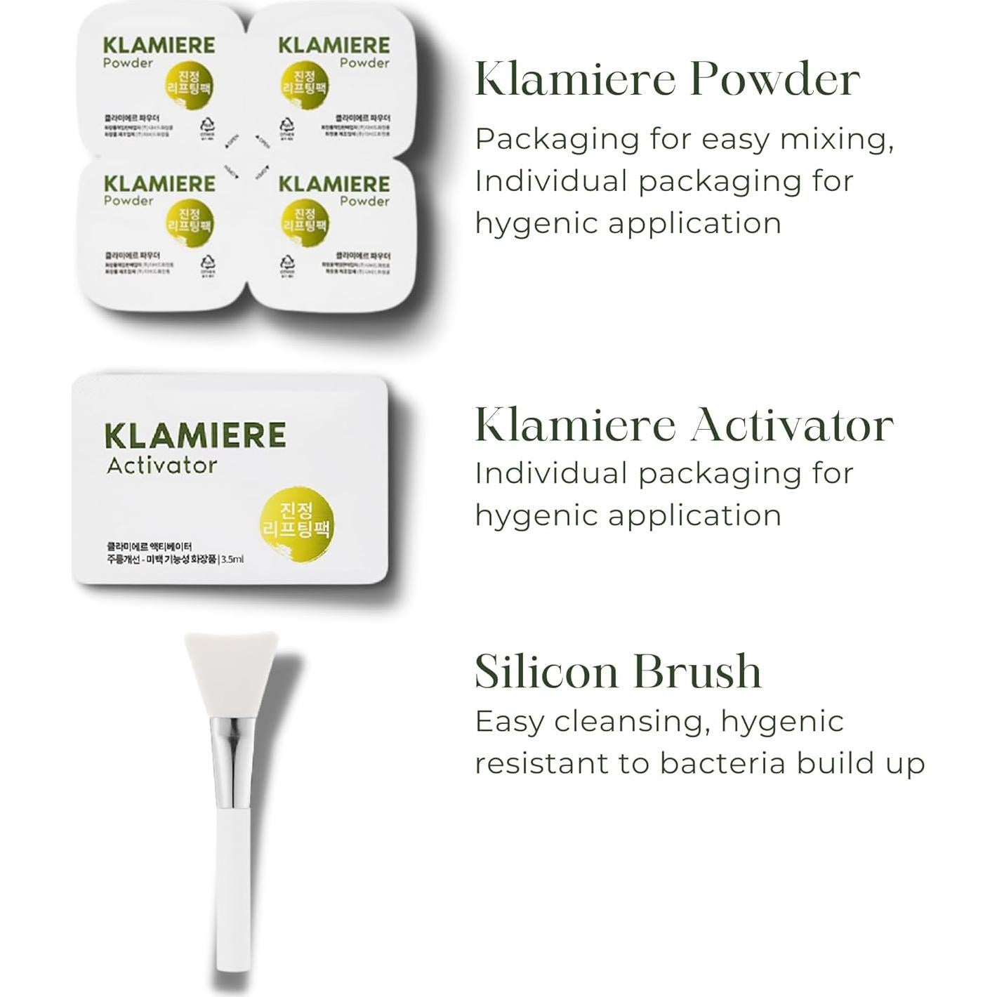 Mascarilla Lifting Klamiere de Aceite de Cáñamo y Trufa - 8 Aplicaciones