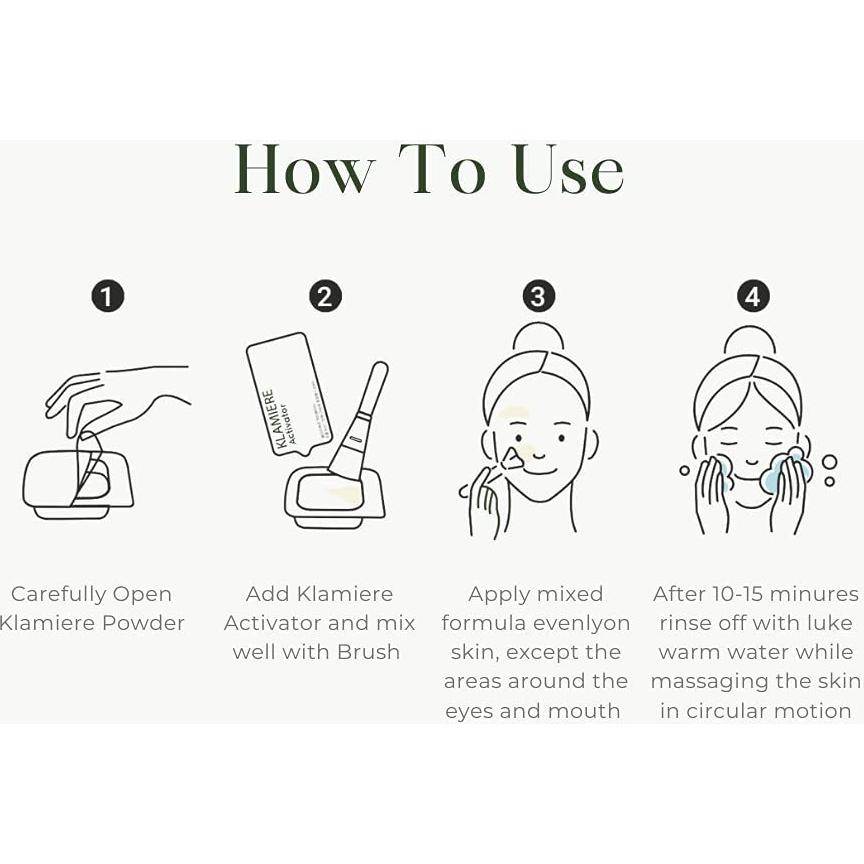 Mascarilla Lifting Klamiere de Aceite de Cáñamo y Trufa - 8 Aplicaciones