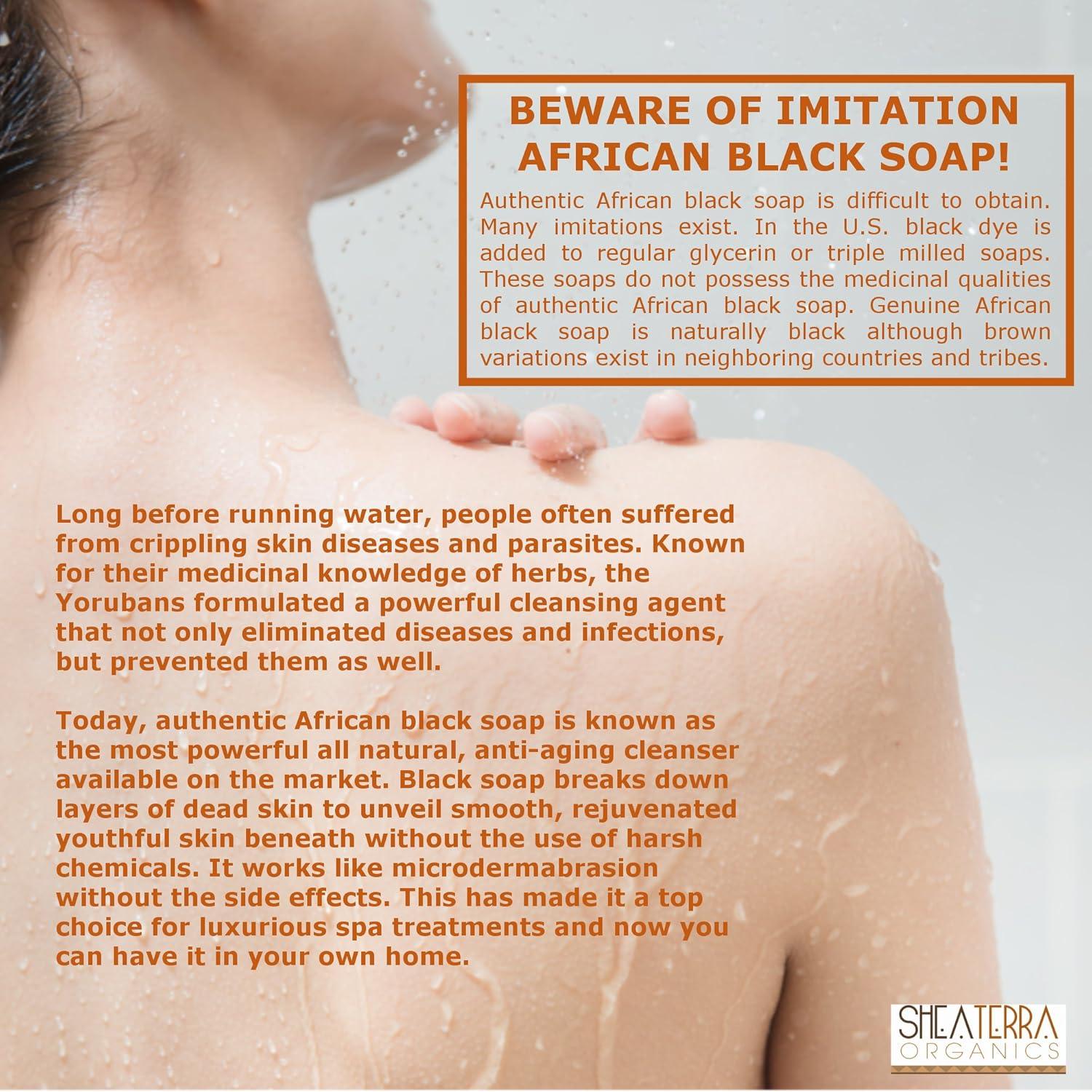 Jabón Negro Africano en Polvo Shea Terra 226.8 g - Cuidado Piel