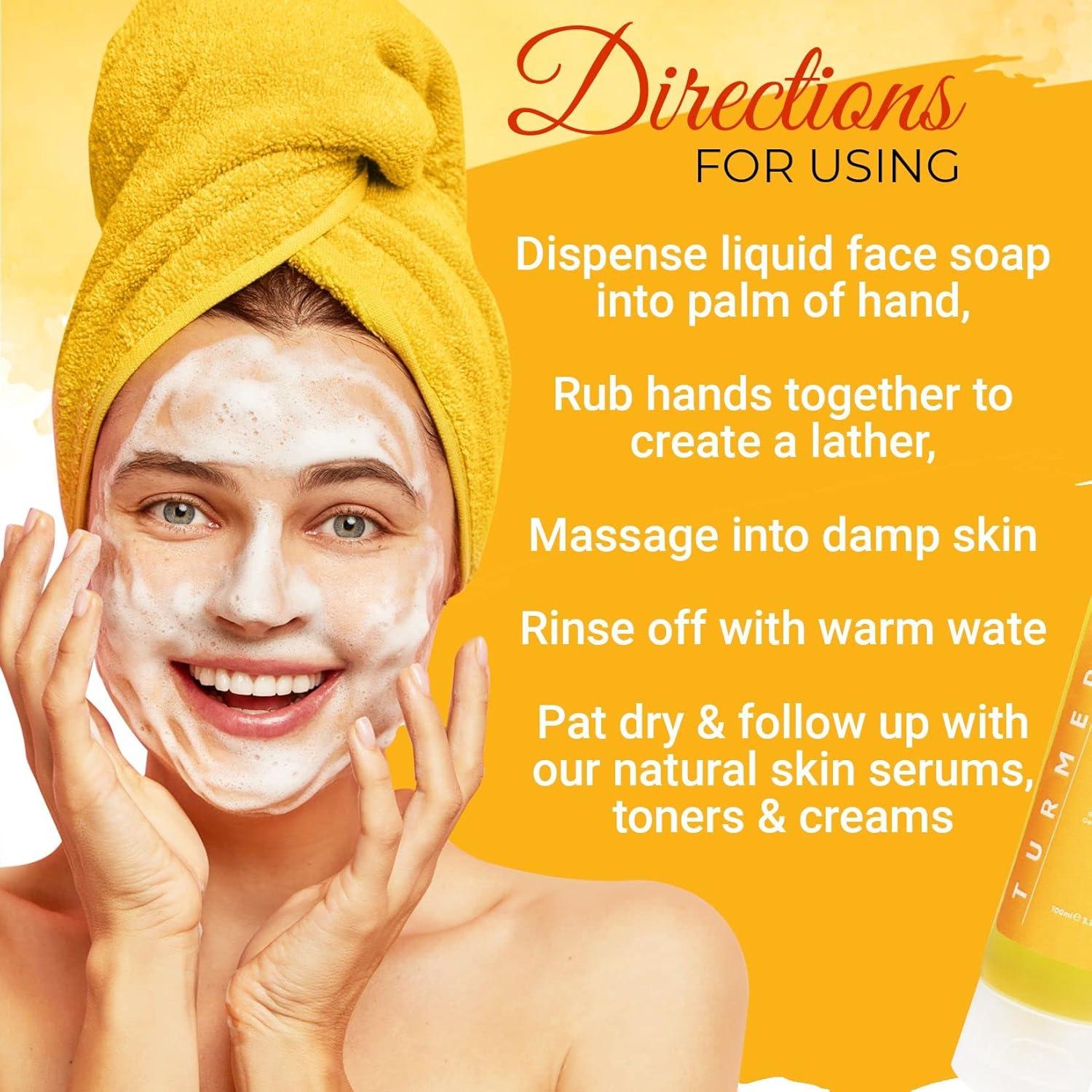 Jabón Facial de Cúrcuma Healov 100 ml - Natural Anti Envejecimiento