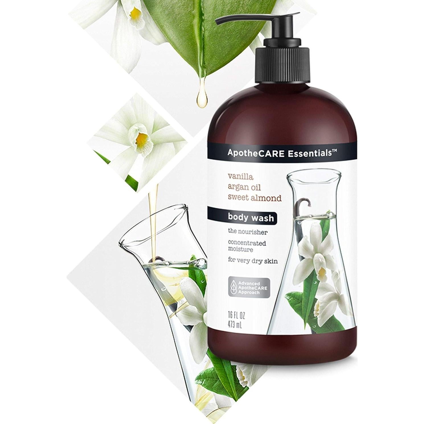 Gel de Ducha ApotheCARE Essentials Vainilla 473 ml Aceite de Argán