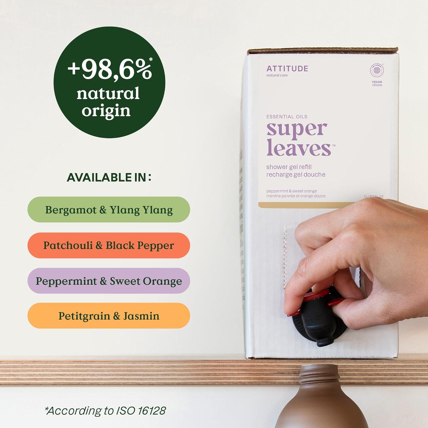 Jabón de Cuerpo ATTITUDE 2L Bergamota y Ylang Ylang EWG