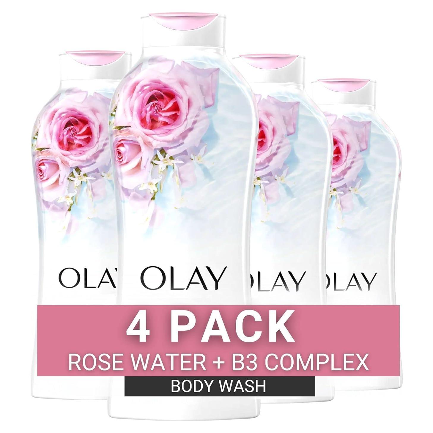 Gel de Ducha Olay Fresh Outlast 650 ml - Agua de Rosa y Néctar Dulce
