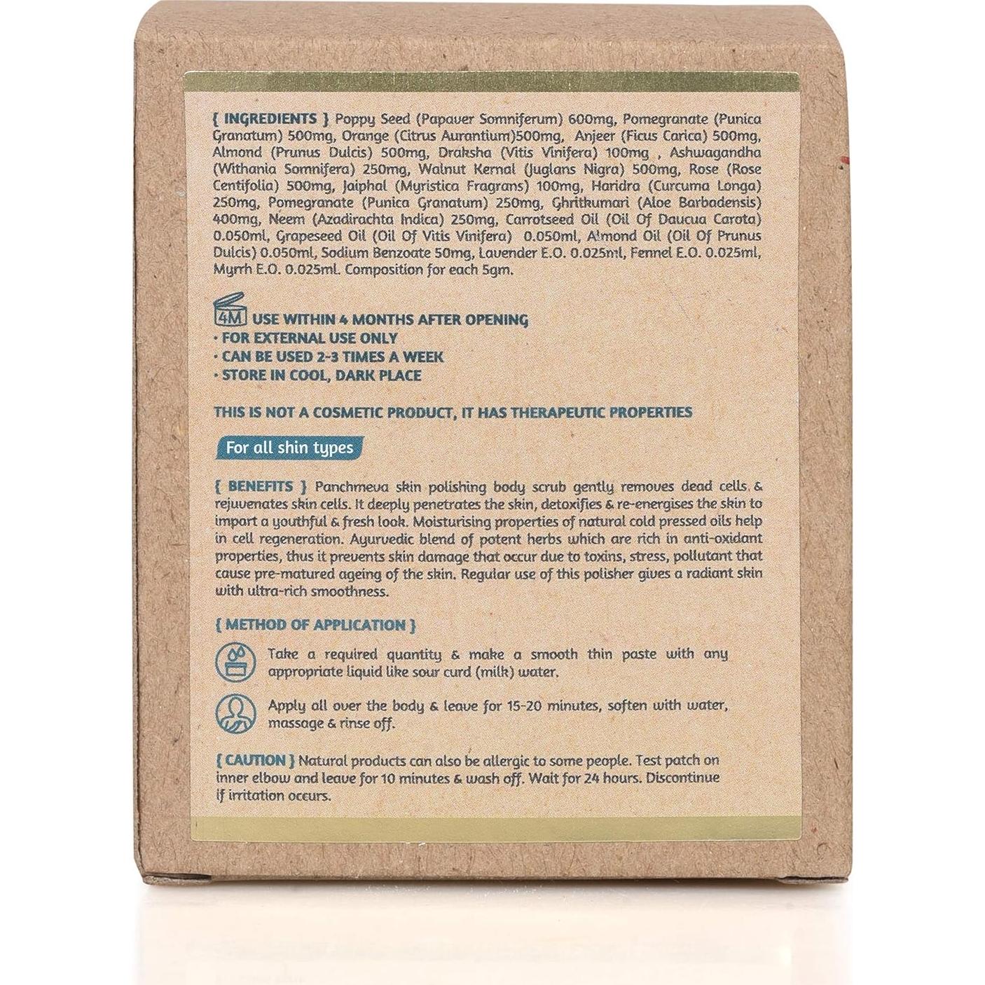 Gel de Baño Exfoliante Natural Panchmeva - Raíces y Hierbas