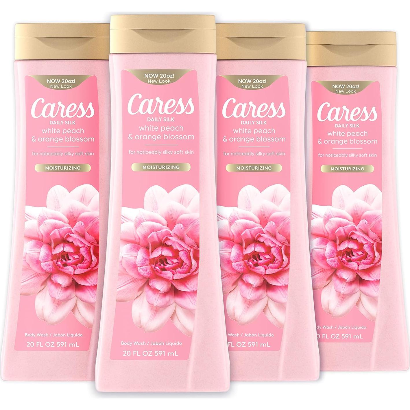 Gel de Ducha Caress 591 ml x 4 Mujeres - Durazno y Orquídea