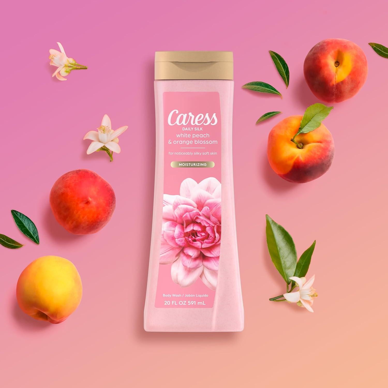 Gel de Ducha Caress 591 ml x 4 Mujeres - Durazno y Orquídea