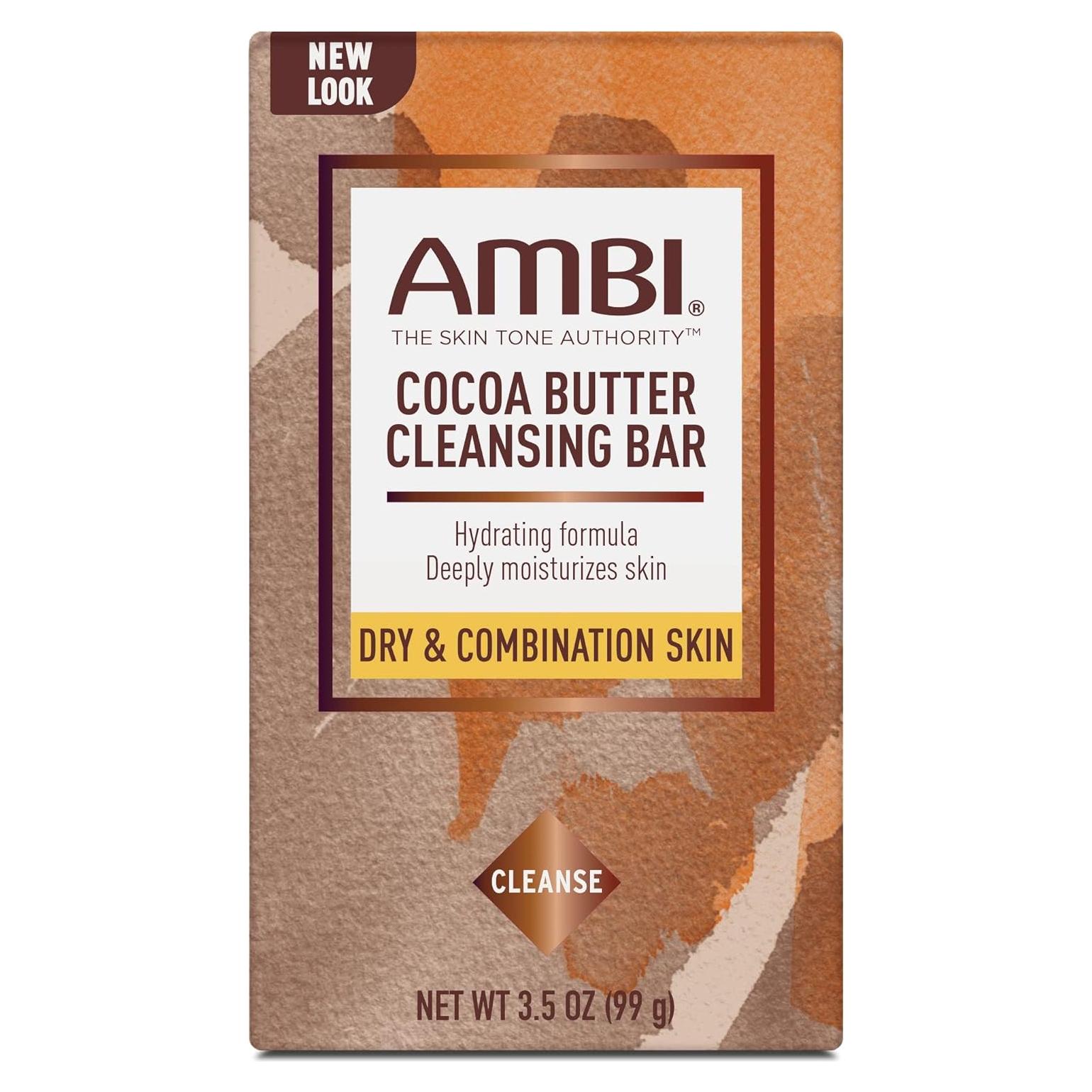 Jabón Limpiador Ambi Manteca de Cacao 6 Piezas 99g