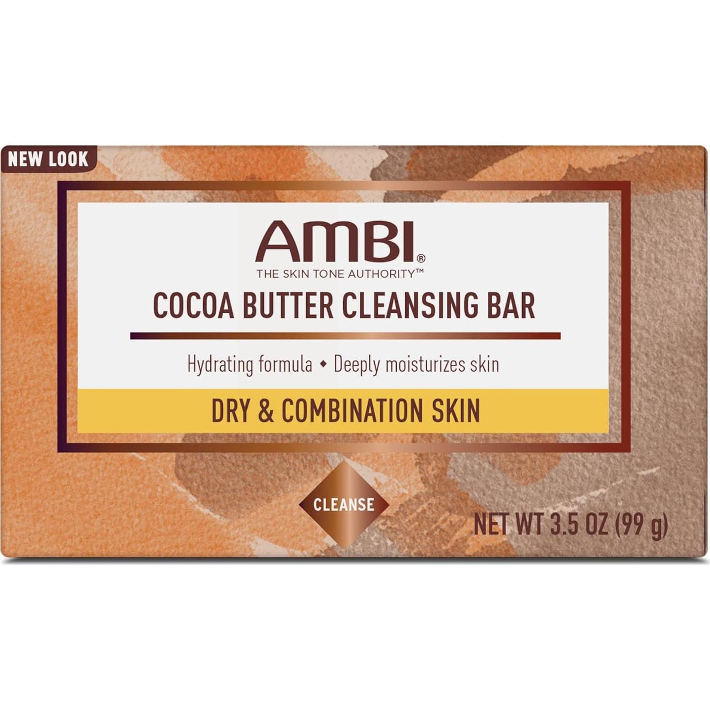 Jabón Limpiador Ambi Manteca de Cacao 6 Piezas 99g