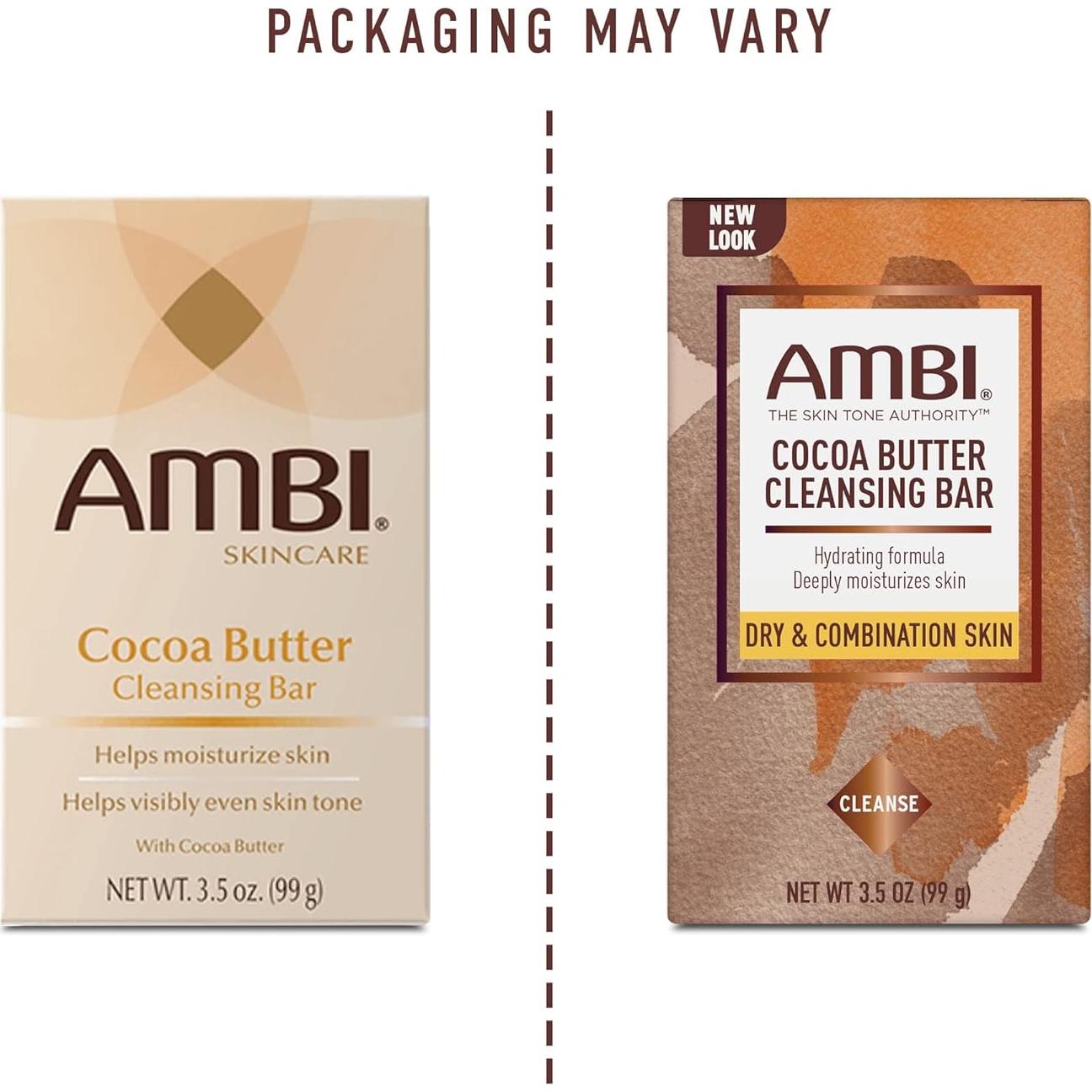 Jabón Limpiador Ambi Manteca de Cacao 6 Piezas 99g