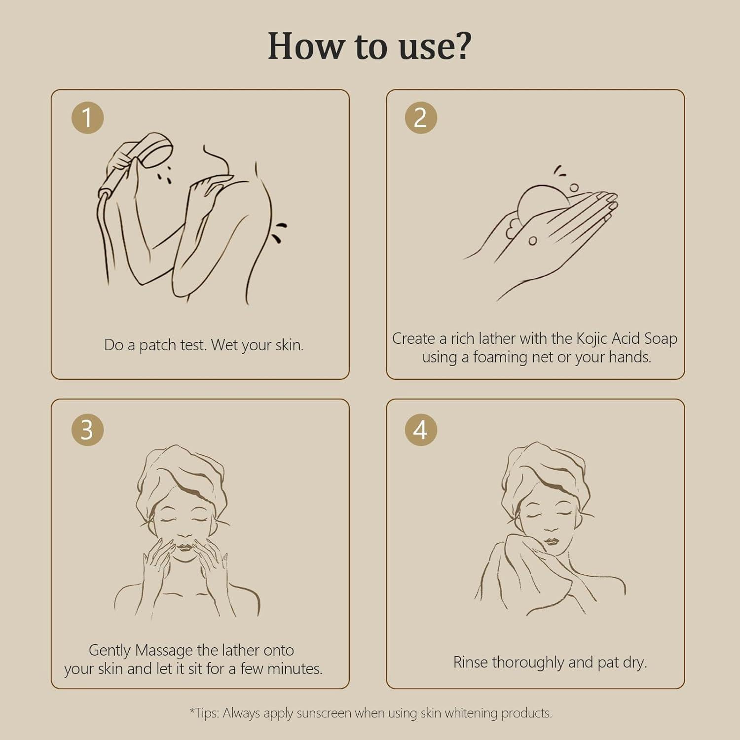 Jabón Aclarador de Piel PALFICAB con Ácido Kójico y Cúrcuma