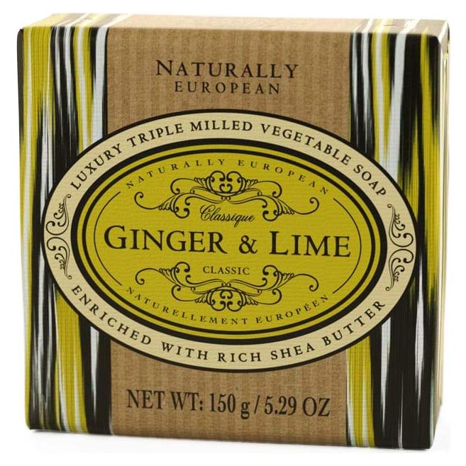Jabón de Lujo Naturalmente Europeo Jengibre y Lima 150g