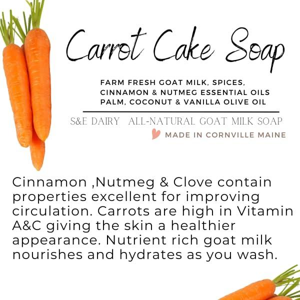 Set de Baño Jabón de Leche de Cabra y Bomba de Pastel de Zanahoria
