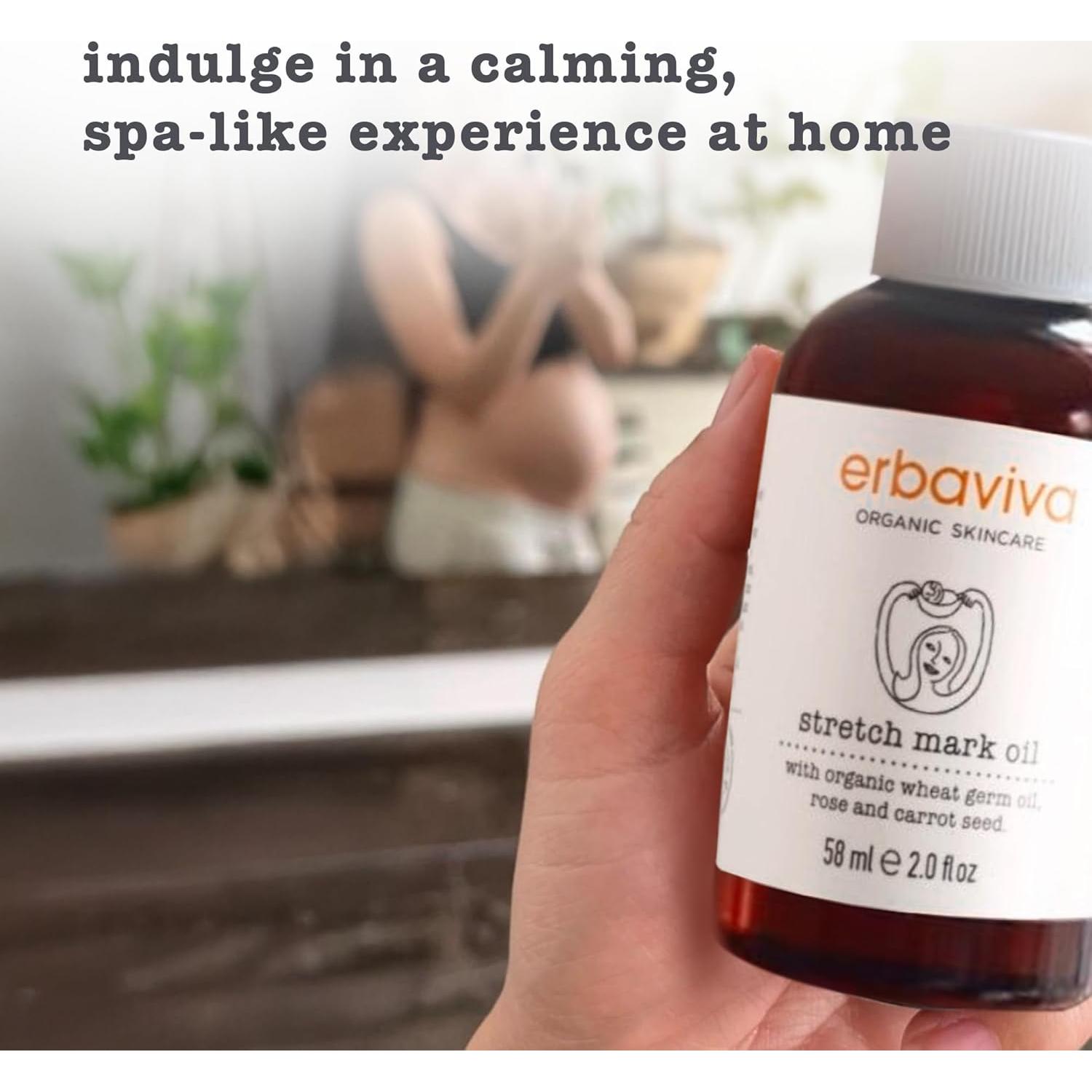 Aceite Orgánico para Estrías Erbaviva 59 ml - Cuidado Embarazo