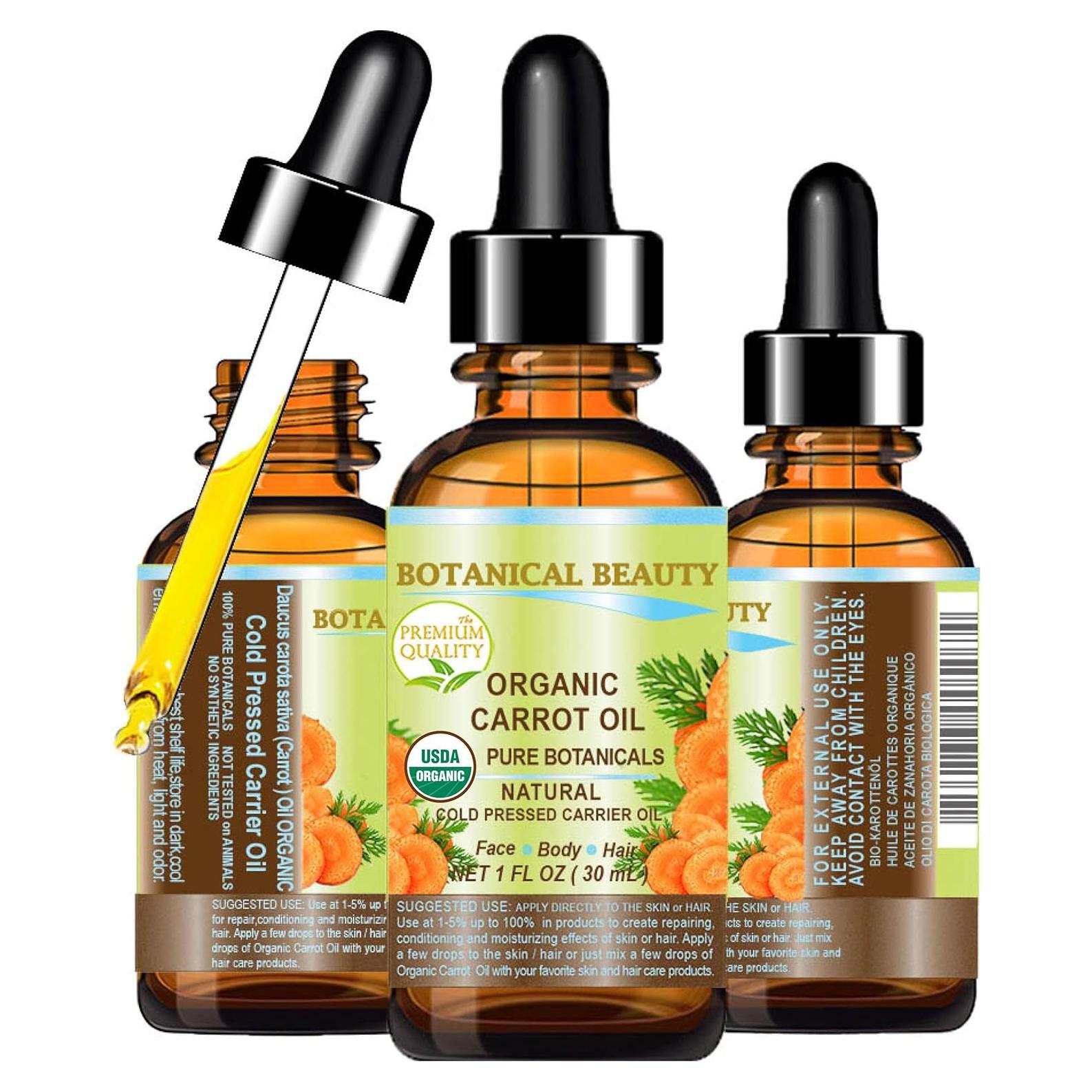 Aceite de Semilla de Zanahoria Orgánico 30 ml Belleza Botánica