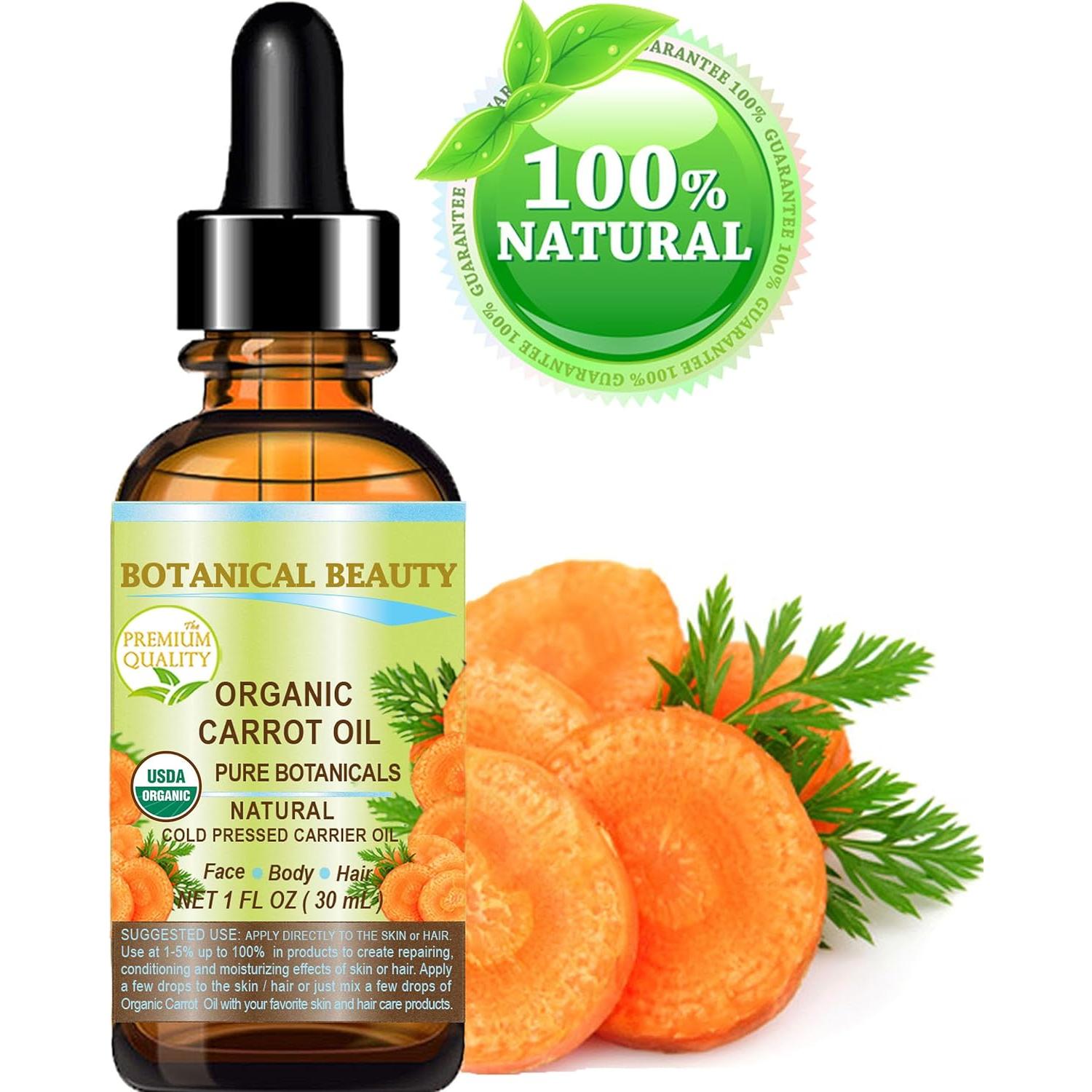 Aceite de Semilla de Zanahoria Orgánico 30 ml Belleza Botánica