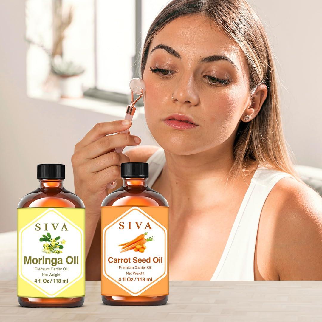 Combo Aceite Portador Moringa y Semilla de Zanahoria 236ml SIVA