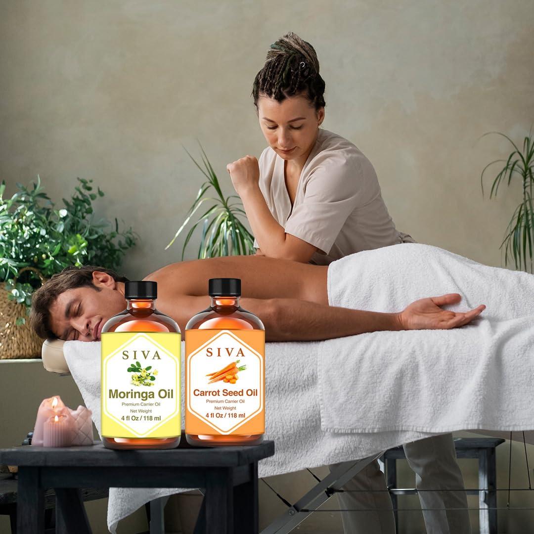 Combo Aceite Portador Moringa y Semilla de Zanahoria 236ml SIVA