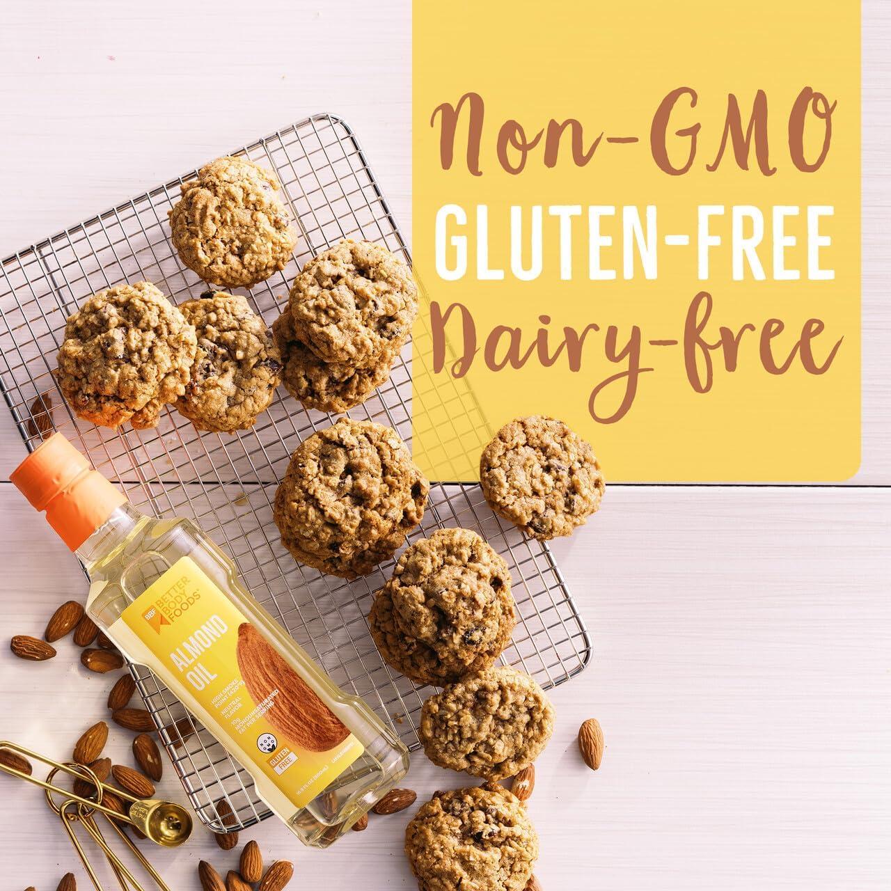 Aceite de Cocina Refinado BetterBody Foods 0.48 kg Almendra