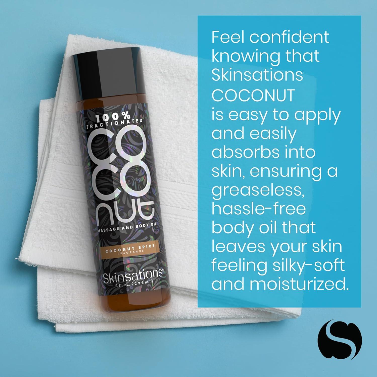 Aceite Corporal Aromatizado Skinsations Coco 284g Hidratante