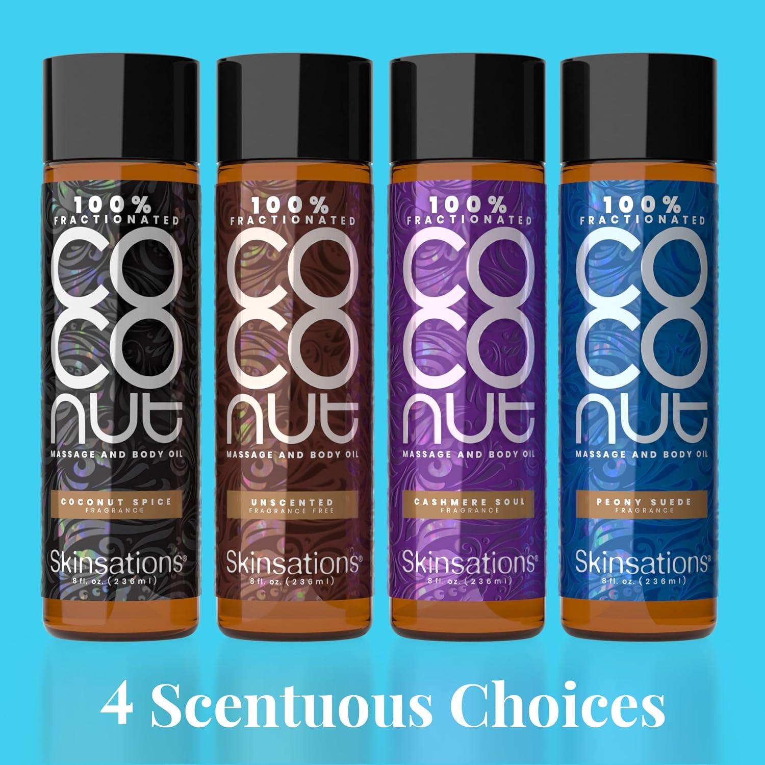 Aceite Corporal Aromatizado Skinsations Coco 284g Hidratante