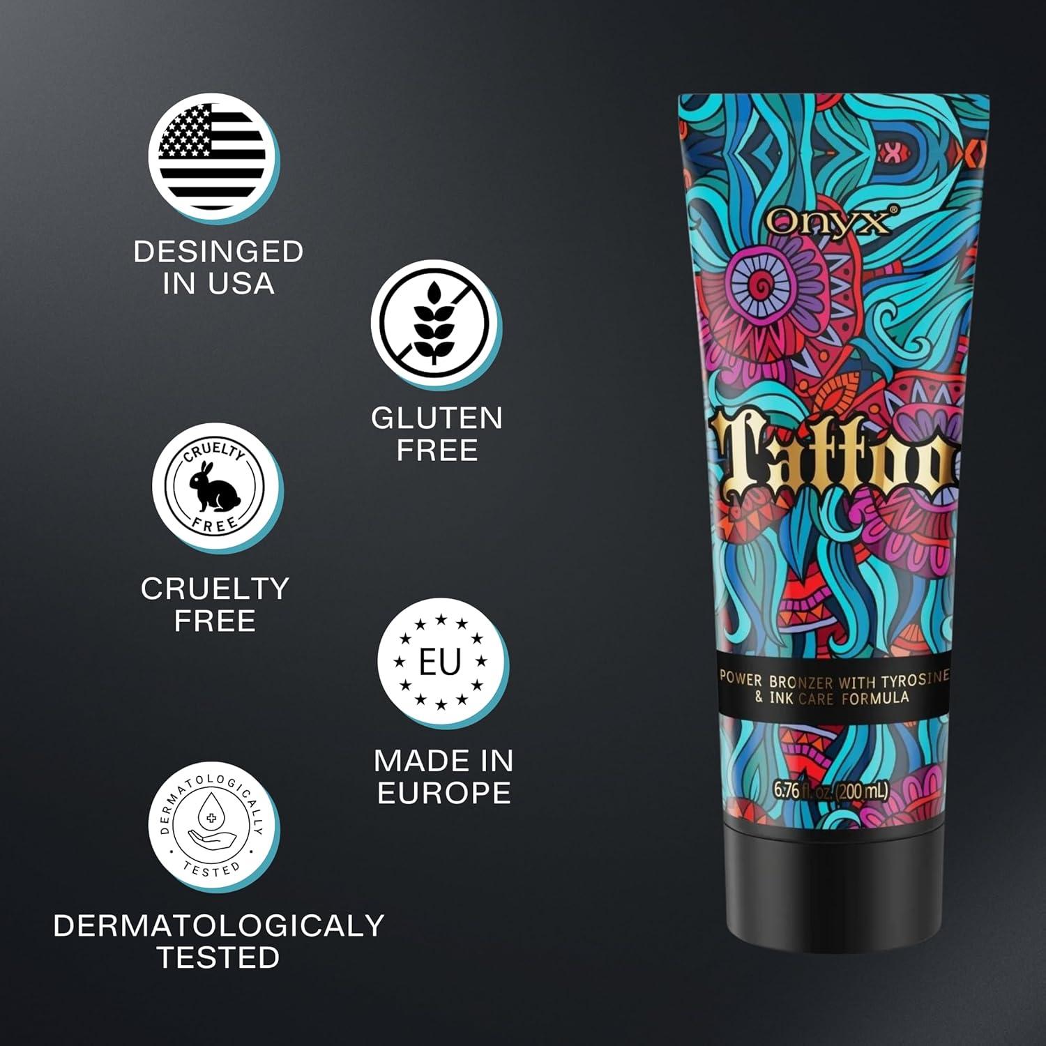 Loción bronceadora Onyx Tattoo 200 ml - Protección tatuajes