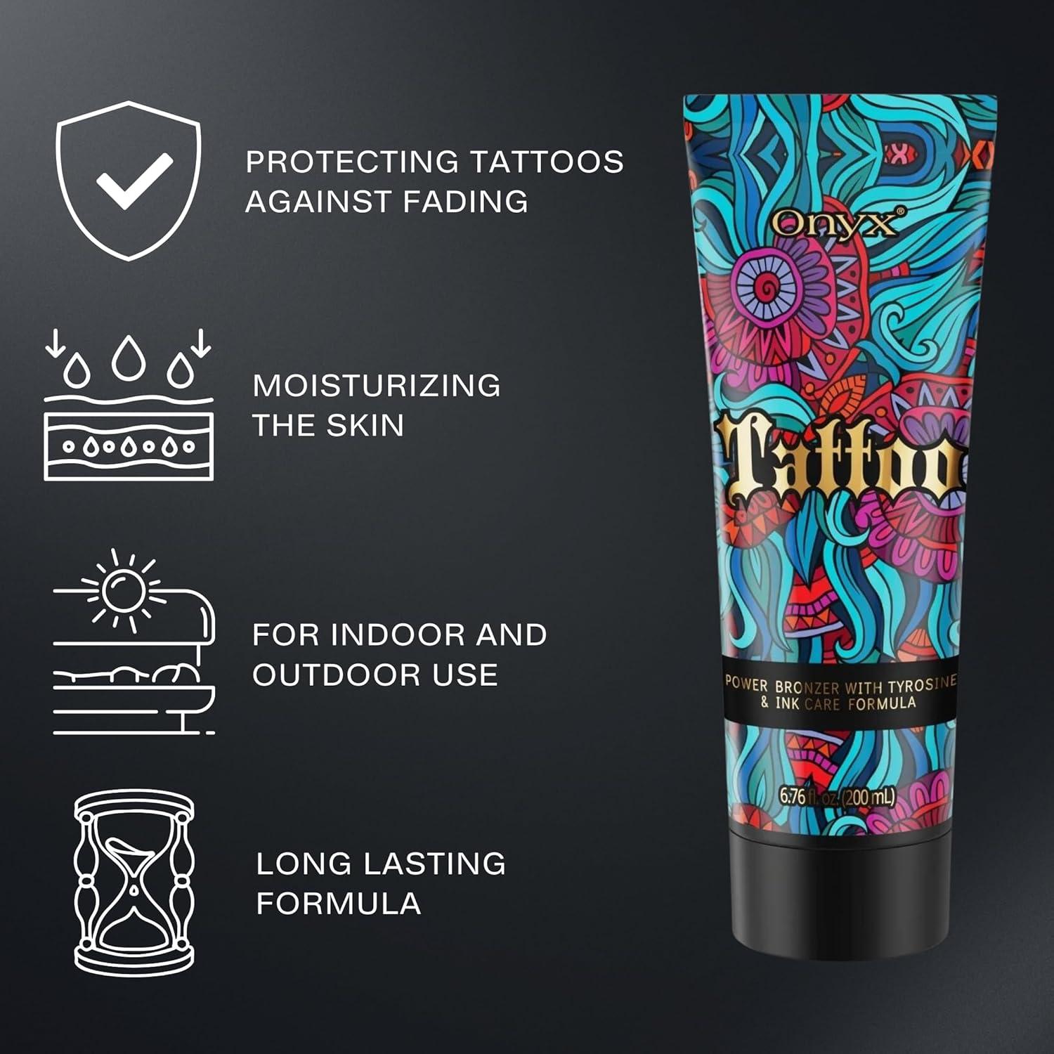 Loción bronceadora Onyx Tattoo 200 ml - Protección tatuajes