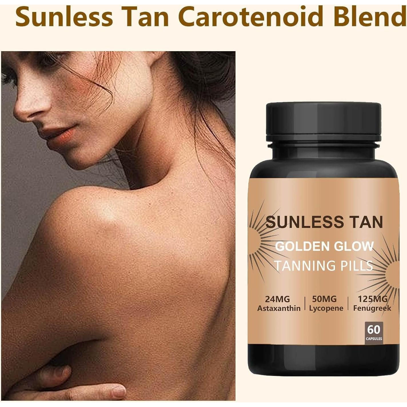 Cápsulas de Bronceado Natural Tuyapio - 60 Cápsulas con Beta Caroteno
