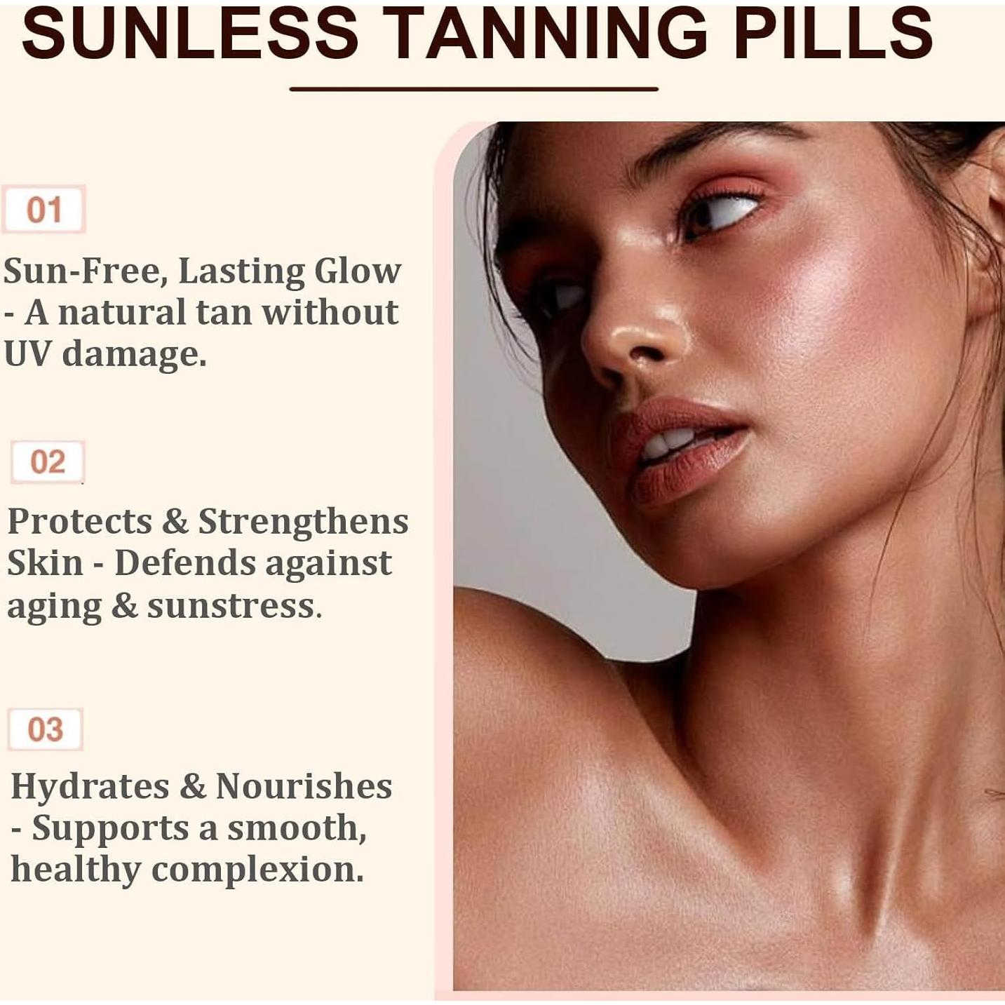 Cápsulas de Bronceado Natural Tuyapio - 60 Cápsulas con Beta Caroteno