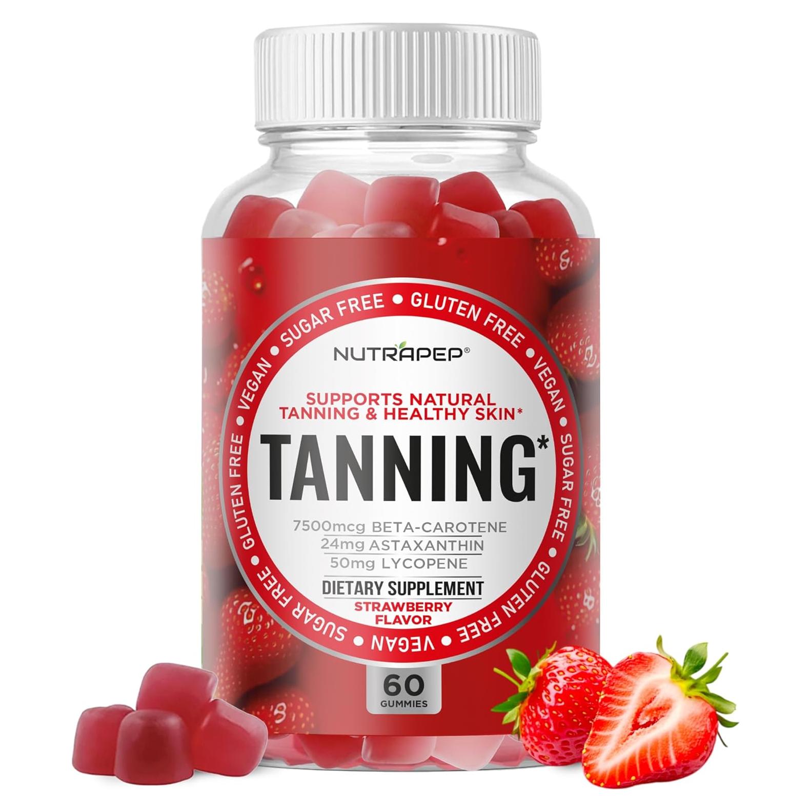 Gomitas Bronceadoras NutraPep para Mujeres - 60 Unidades