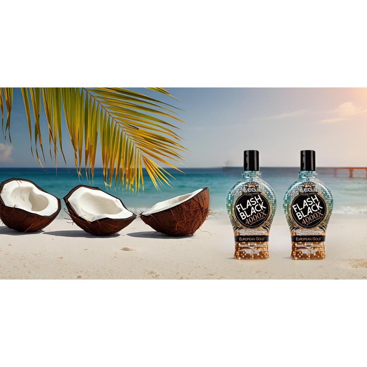 Loción bronceadora interior European Gold 4000X 2x355ml