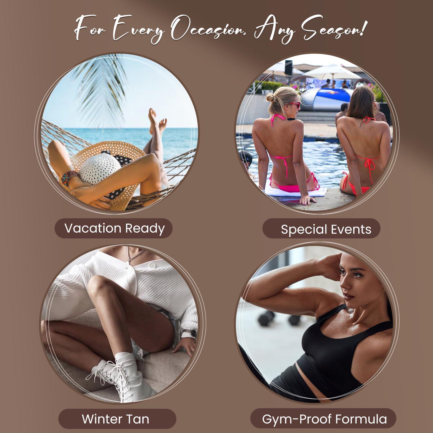 Gel Autobronceador ZAYUU 248 ml - Bronceado Natural Sin Sol