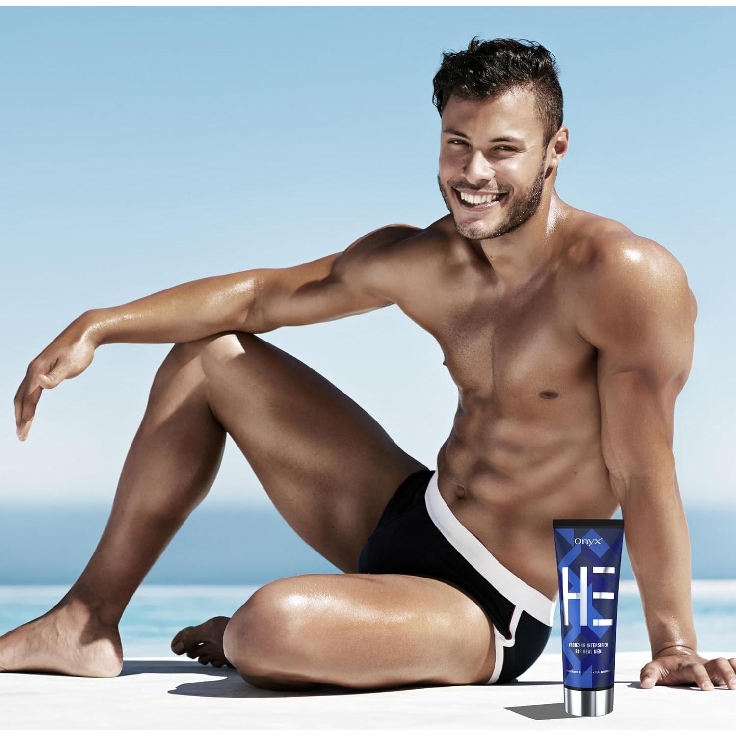 Loción bronceadora Onyx para hombres - Acelerador bronceado 199g