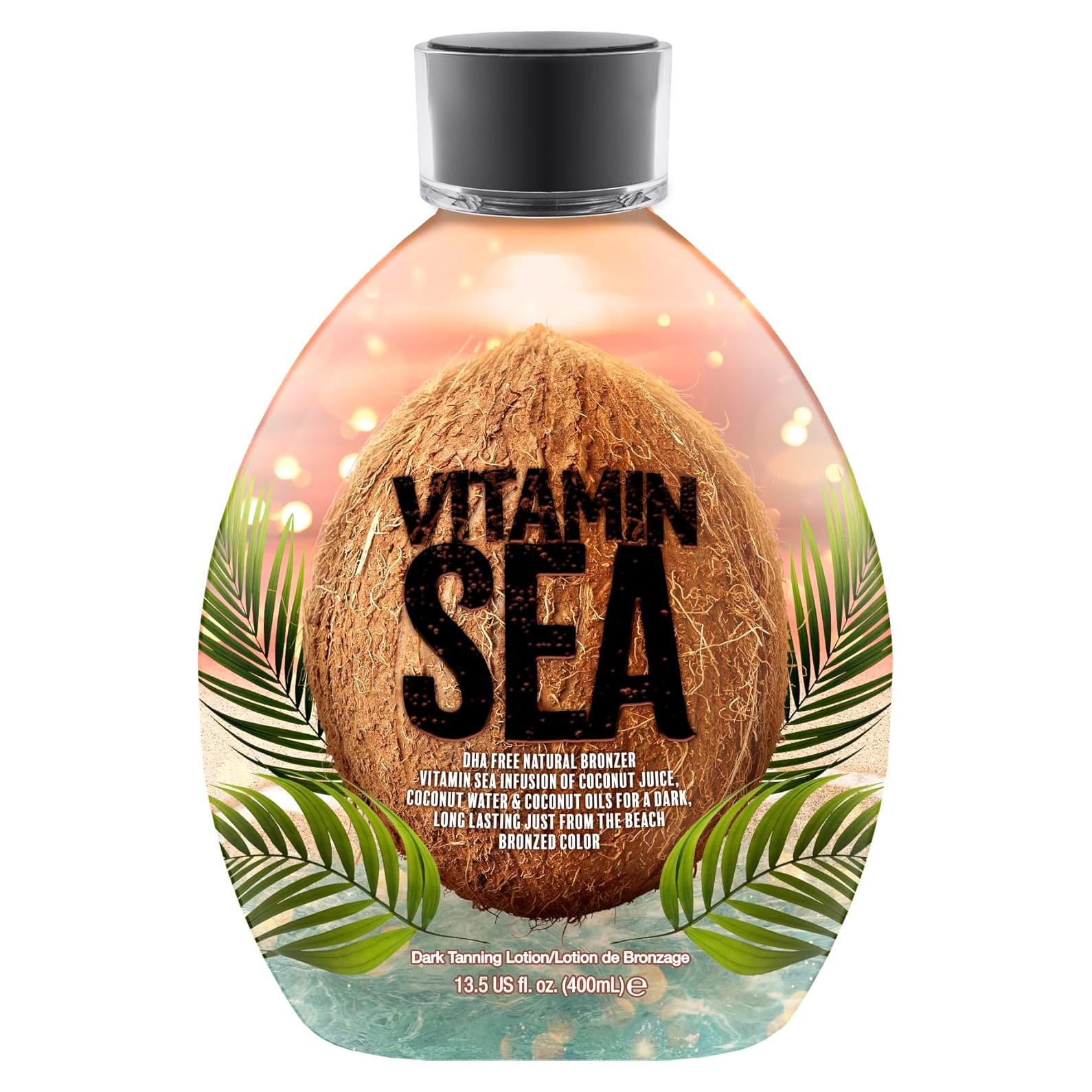 Loción Bronceadora Natural Vitamin Sea 382.7g - Acelerador Sin Rayas