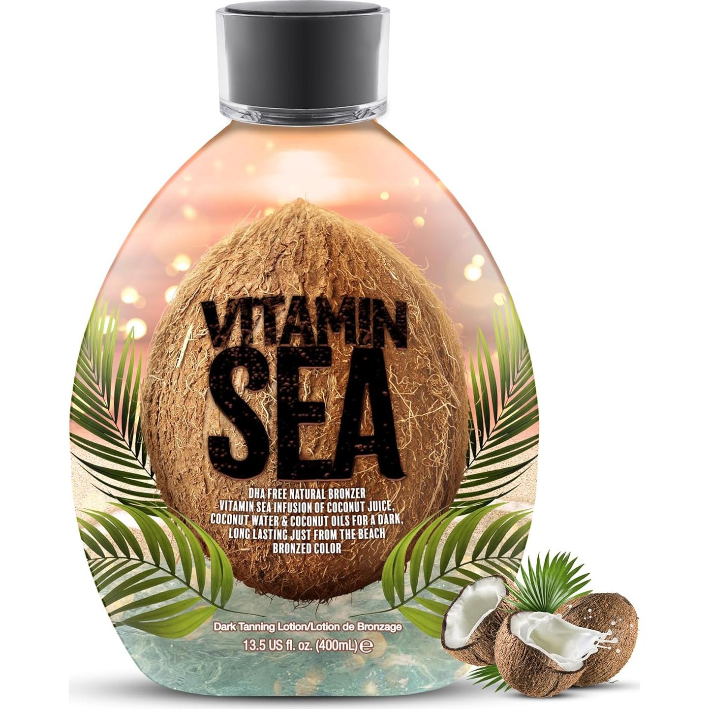 Loción Bronceadora Natural Vitamin Sea 382.7g - Acelerador Sin Rayas