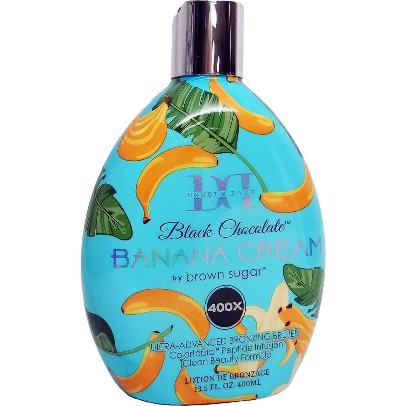 Crema Bronceadora Chocolate Negro y Plátano 400X 382.7g - Hidratante