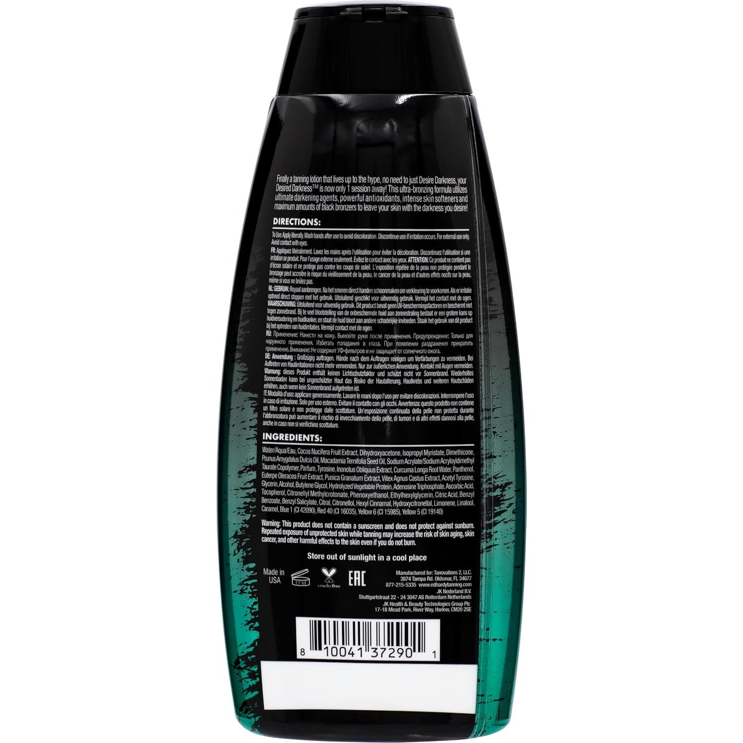 Loción Bronceadora Ed Hardy Desired Darkness 283.5 g