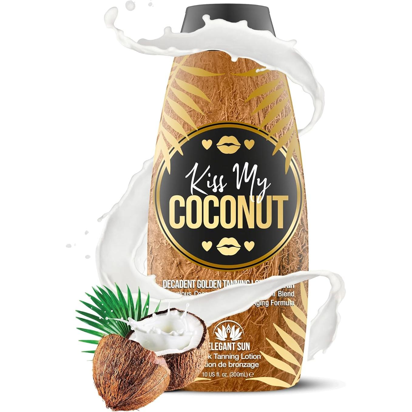 Loción Bronceadora Sin DHA Elegant Sun 286g Coco Hidratante