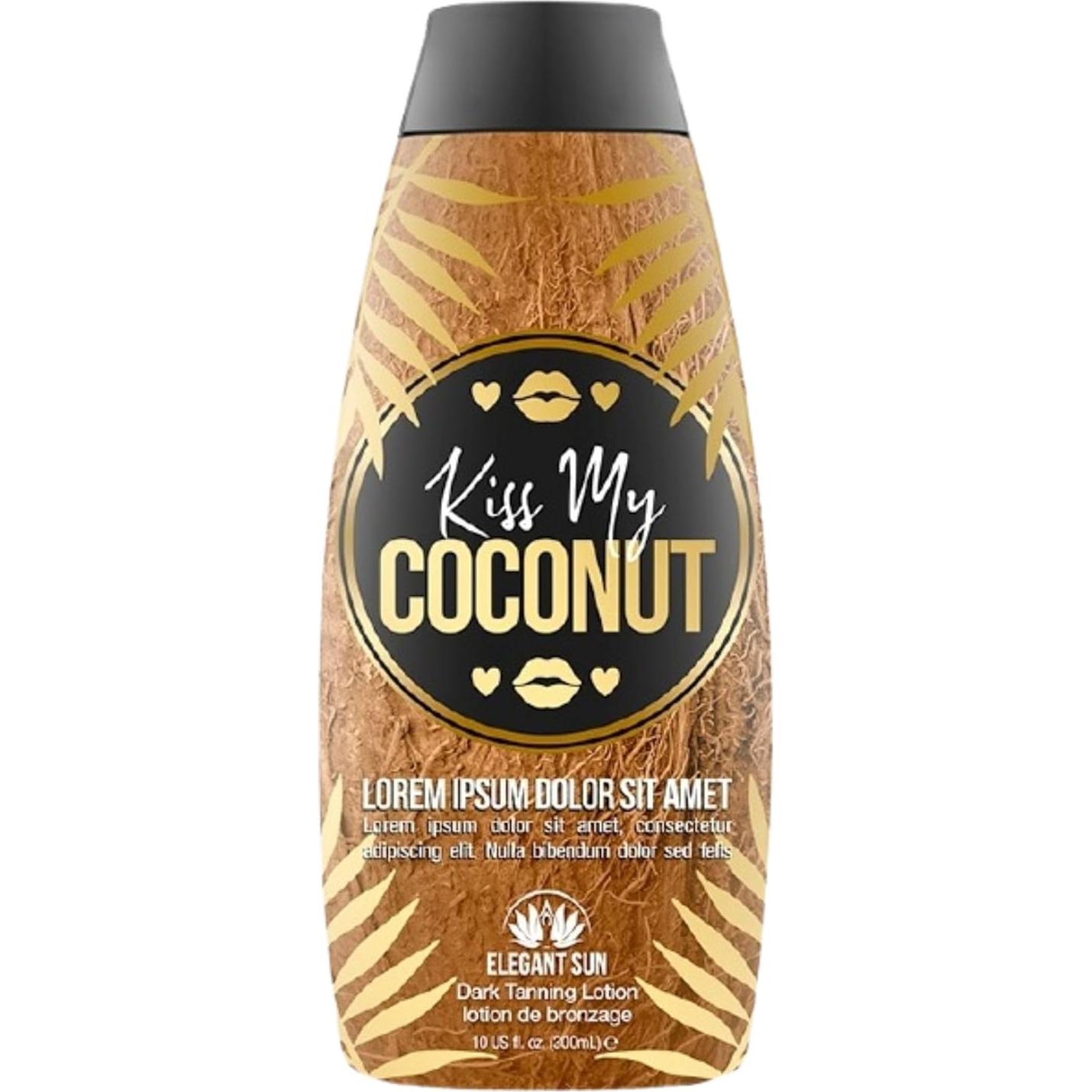 Loción Bronceadora Sin DHA Elegant Sun 286g Coco Hidratante