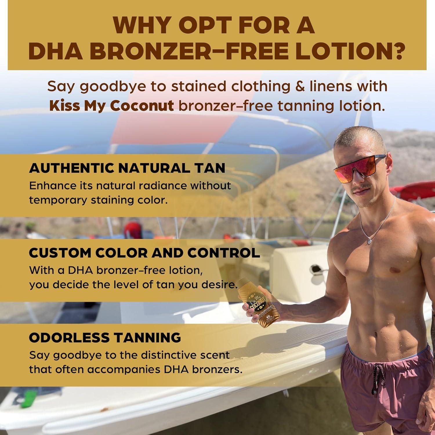 Loción Bronceadora Sin DHA Elegant Sun 286g Coco Hidratante