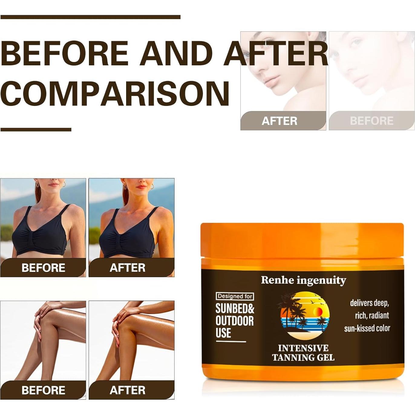 Gel Bronceador Intensivo Renhe 149g Acelerador Natural