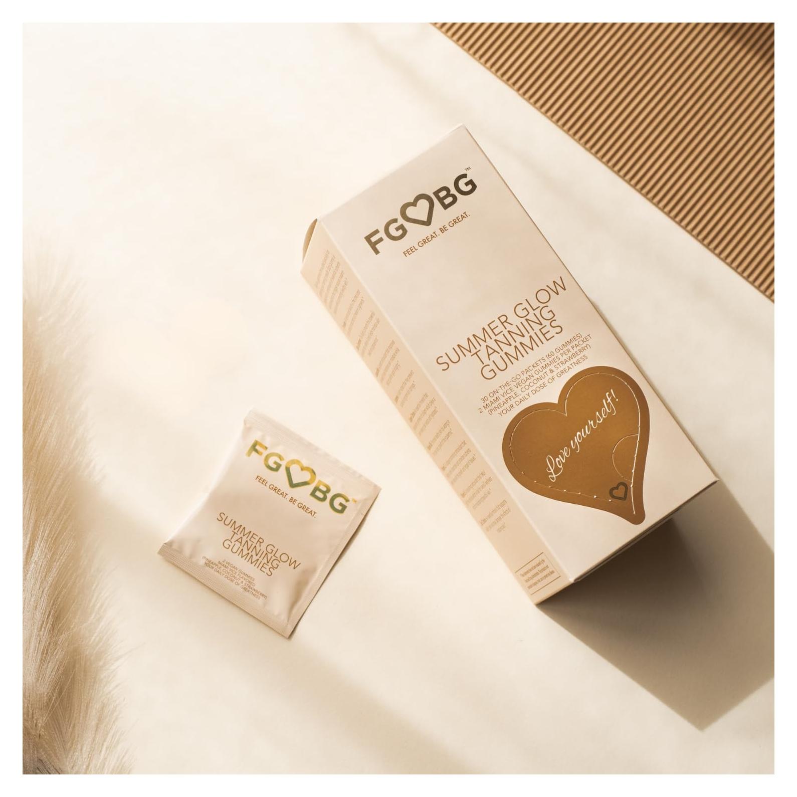 Gomitas Bronceadoras Glow Verano - Sabor Piña, Coco y Fresa - Vegano