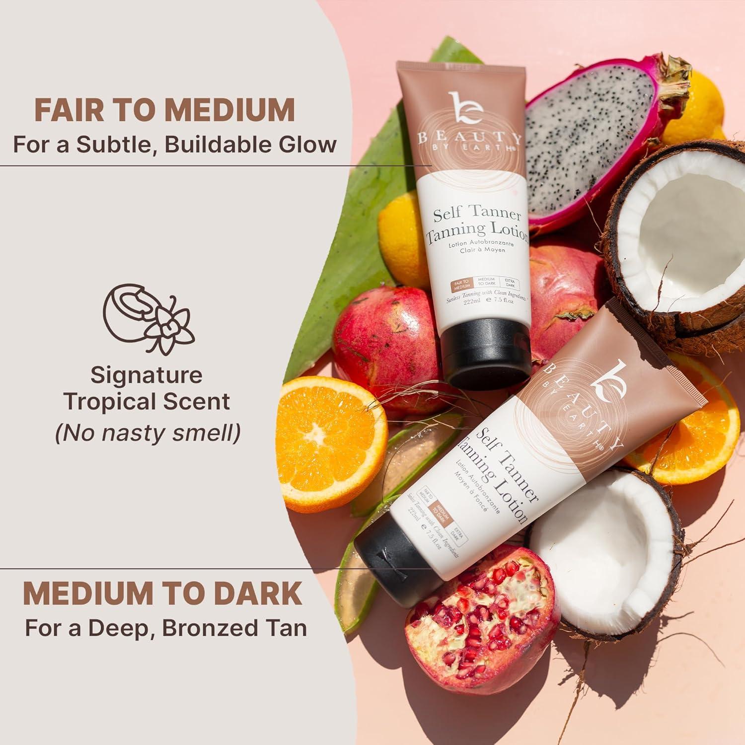 Autobronceador Beauty by Earth 221.8 ml Medio a Oscuro Natural