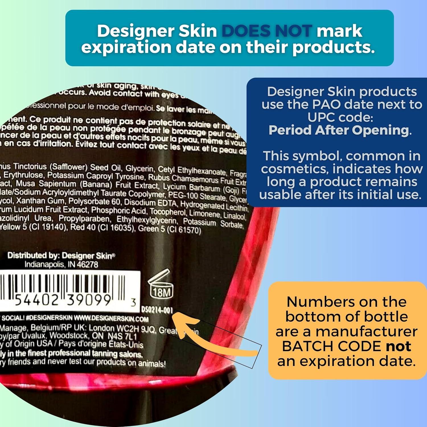 Loción Bronceadora Designer Skin Obvious 18X 382.7g