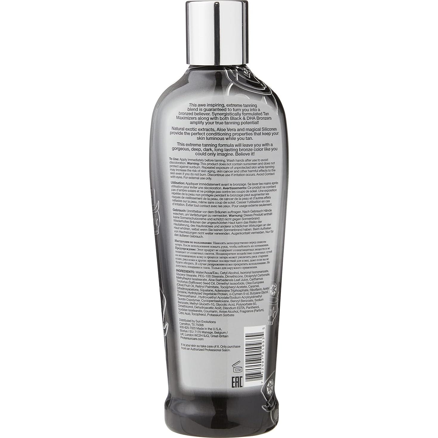 Loción Bronceadora Pro Tan Increíblemente Negra 250ml 25X