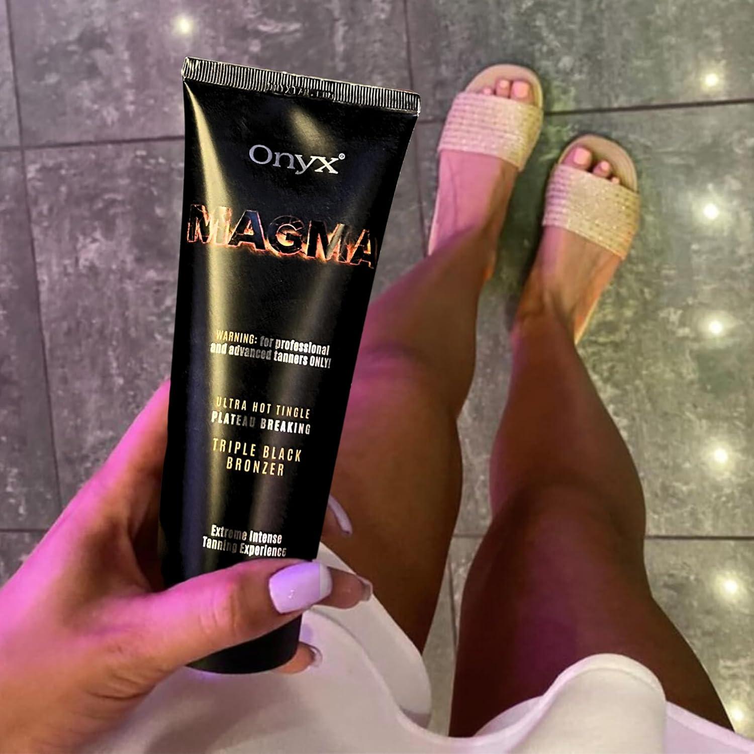 Loción Bronceadora Onyx Magma Tingle 289g - Acelerador Interior