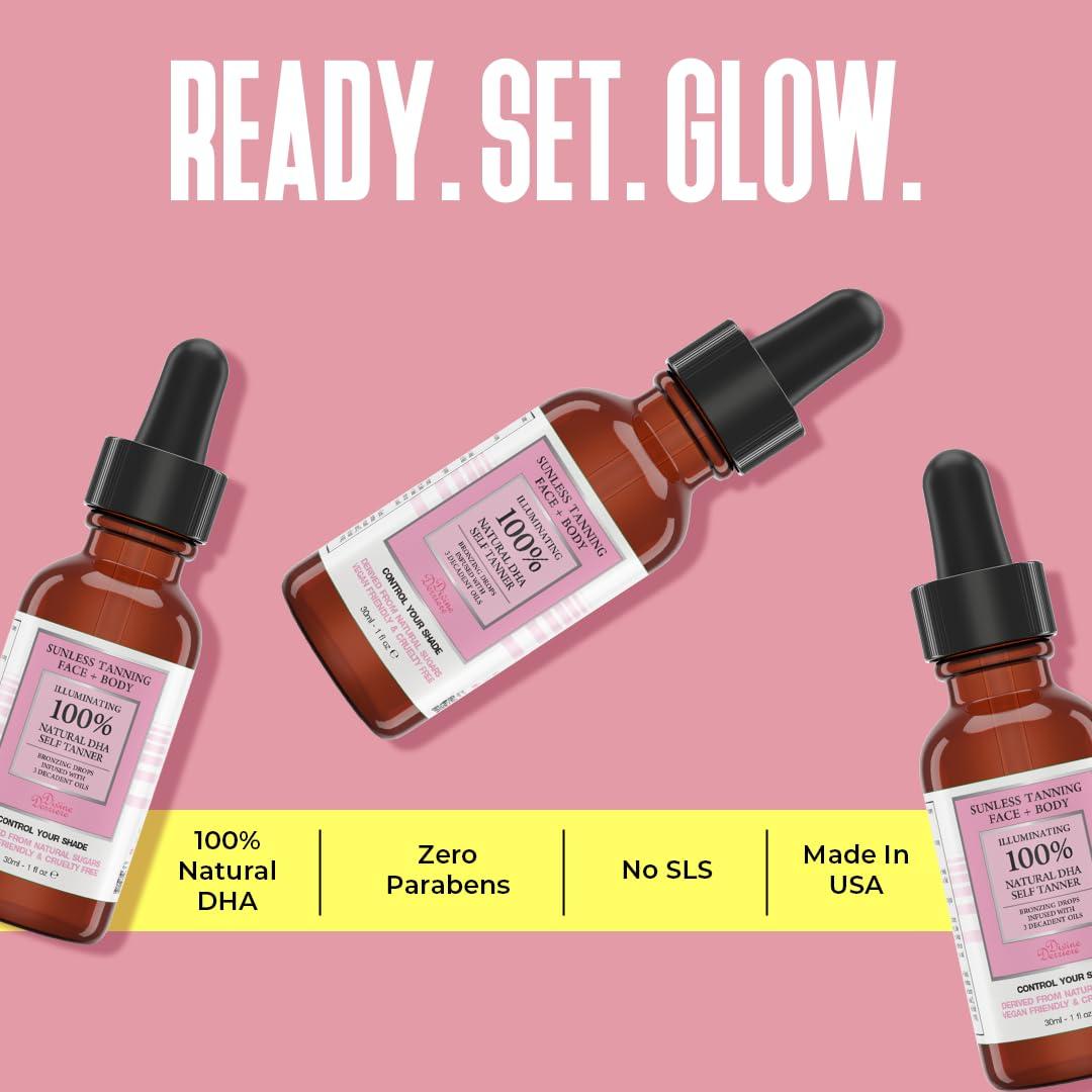 Gotas de Bronceado Autoadhesivo Divine Derriere 30 ml - Bronceador Natural