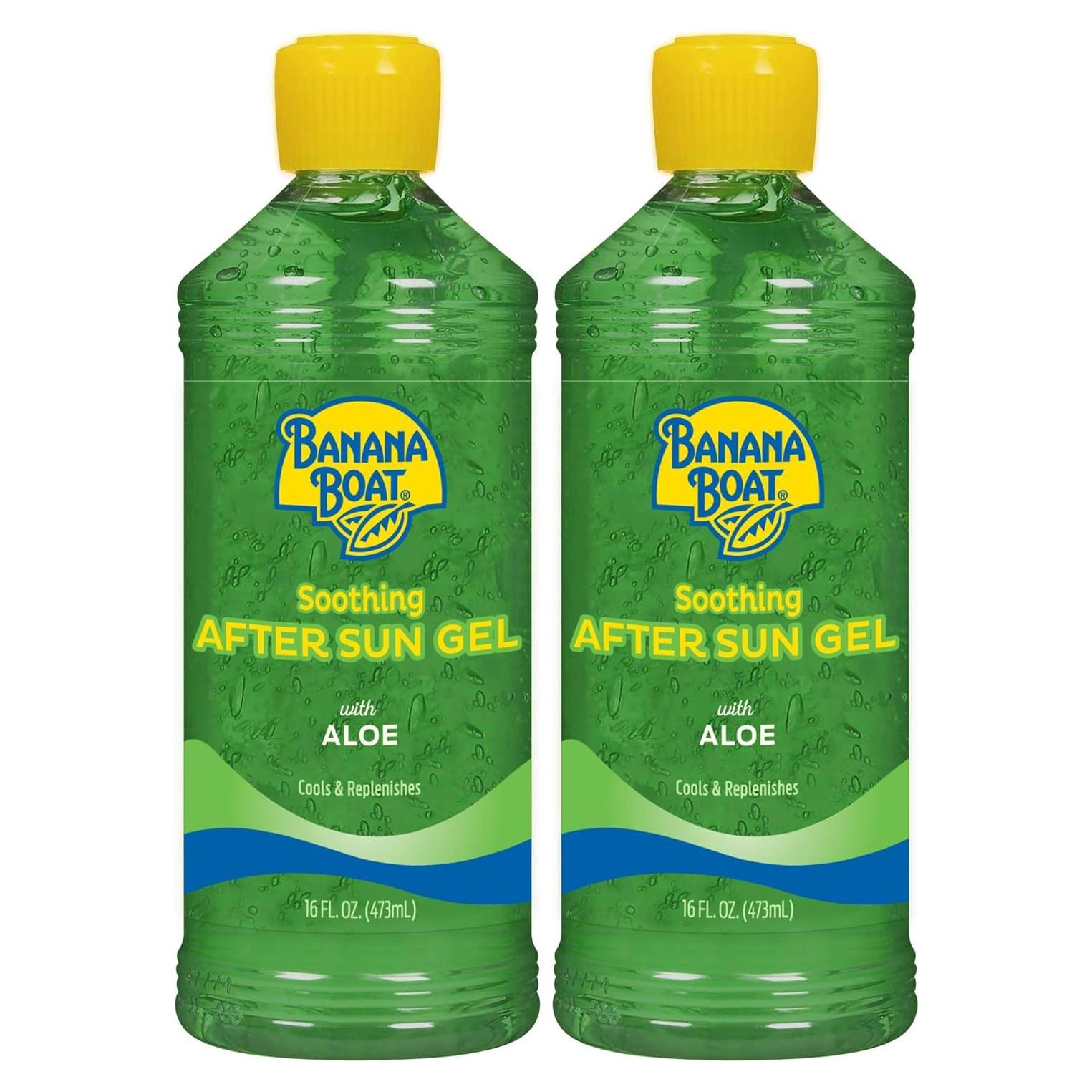Gel Calmante Después del Sol Banana Boat con Aloe 2x473ml