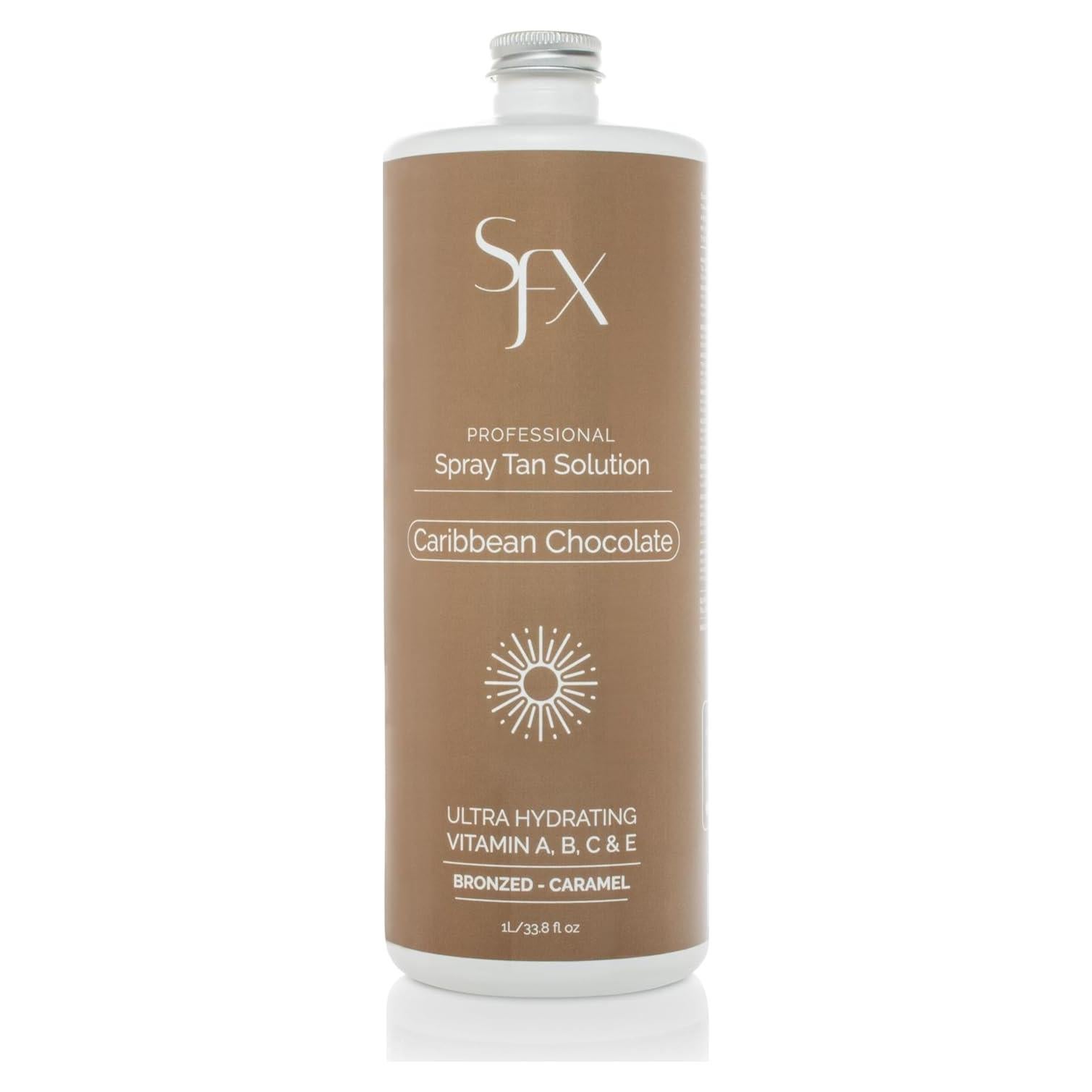 SunFX Spray Bronceador Natural 1L Medio Verano Chocolate